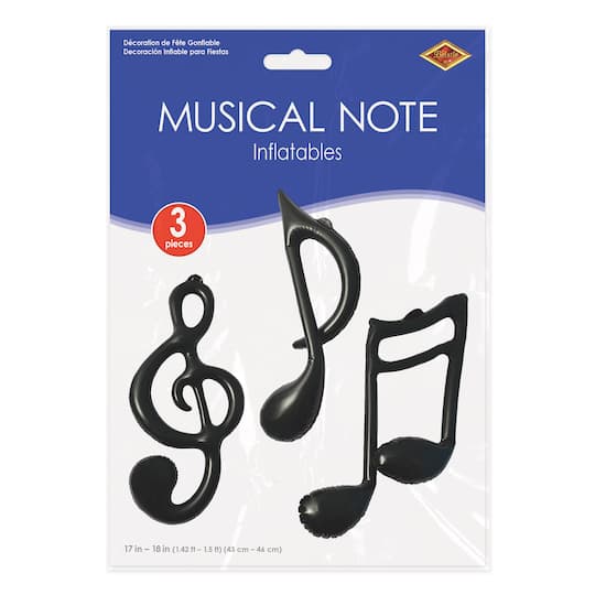 Beistle Inflatable Musical Notes, 3ct.